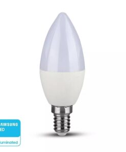 LED Λάμπα E14 5.5W Dimmable V-TAC PRO Samsung Chip 200° 470lm Θερμό 3000K – 20045