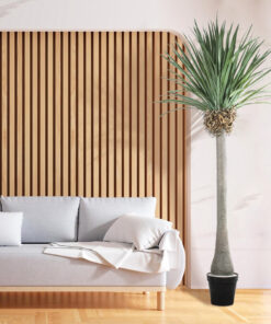 GloboStar® Artificial Garden BEAUCARNEA PALM TREE 20048 Τεχνητό Διακοσμητικό Φυτό Κυρτόφυλλος Μπουκαρνέα Υ250cm