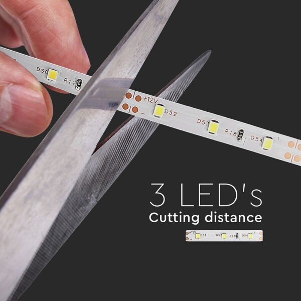LED Ταινία 4.2W V-TAC Dimmable 420lm/m Μπλε 5 Μέτρα – 212013
