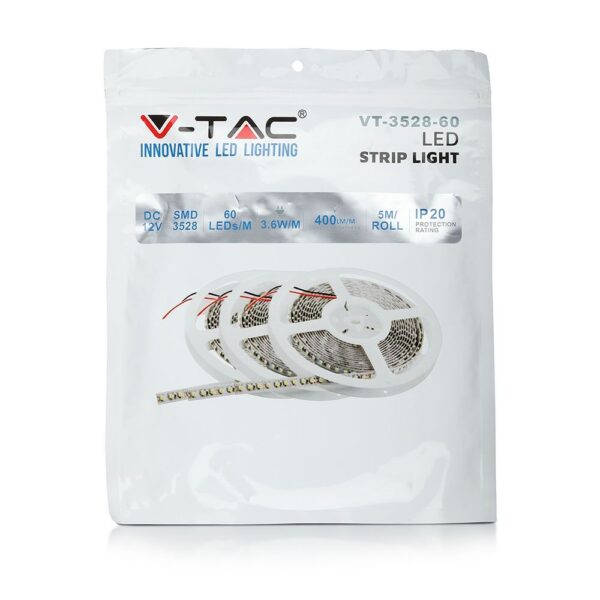 LED Ταινία 3.6W V-TAC Dimmable 400lm/m Ψυχρό Λευκό 6400K 5 Μέτρα – 212005