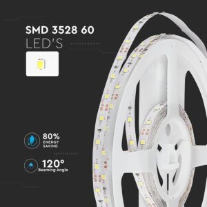 LED Ταινία 4.2W V-TAC Dimmable 420lm/m Μπλε 5 Μέτρα – 212013