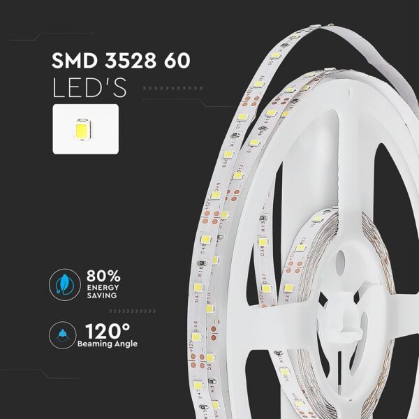 LED Ταινία 4.2W V-TAC Dimmable 420lm/m Μπλε 5 Μέτρα – 212013