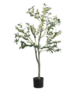 GloboStar® Artificial Garden OLIVE TREE 20053 Τεχνητό Διακοσμητικό Φυτό Ελιά Υ120cm