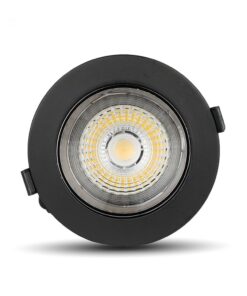 LED Φωτιστικό Χωνευτό COB 30W Μαύρο V-TAC PRO Samsung Chip 120° 2400lm Ψυχρό 6400K – 20059