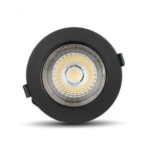 LED Φωτιστικό Χωνευτό COB 30W Μαύρο V-TAC PRO Samsung Chip 120° 2400lm Ψυχρό 6400K – 20059