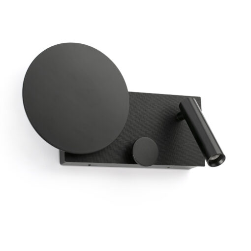 Faro Barcelona KLEE WALL L  LEFT BLACK LED10W READER 3W 2.7K DIM – 20059FR