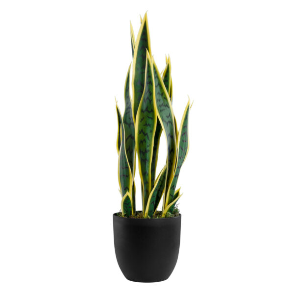 GloboStar® Artificial Garden BLOODLEAF DRACAENA TRIFASCIATA 20060 Τεχνητό Διακοσμητικό Φυτό Αιματόφυλλη Σανσεβιέρια Υ70cm