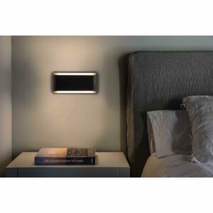Faro Barcelona Φωτιστικό Τοίχου Led 6W Mood  Μαύρο Ξύλινο – 20061