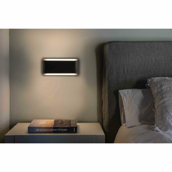 Faro Barcelona Φωτιστικό Τοίχου Led 6W Mood  Μαύρο Ξύλινο – 20061