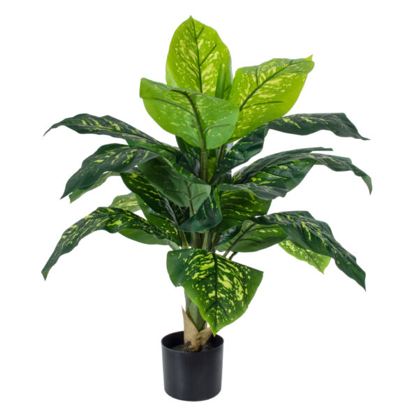 GloboStar® Artificial Garden ROHDEA JAPONICA 20067 Τεχνητό Διακοσμητικό Φυτό Ιαπωνέζικη Ροδέα Υ80cm