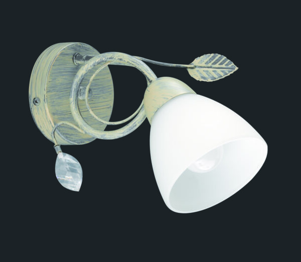 Φωτιστικό Τοίχου Trio Lighting   E14 antique Γκρι Μεταλλικό    200700161