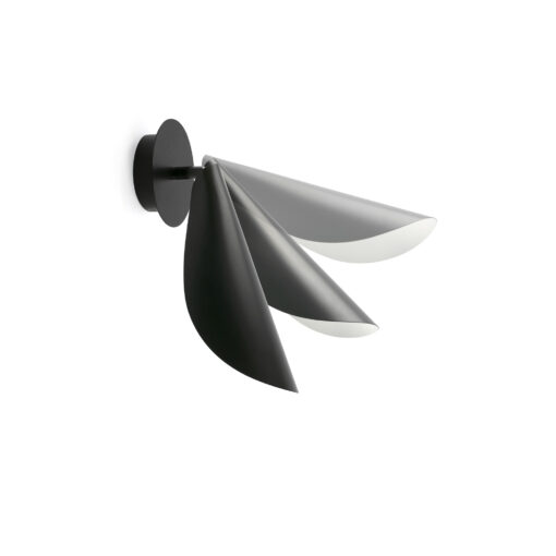 Faro Barcelona LIGGERA WALL LAMP BLACK 1XG9 – 20077FR