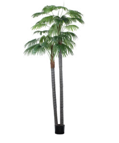 GloboStar® Artificial Garden PALM TREE 20086 Τεχνητό Διακοσμητικό Φυτό Φοινικόδεντρο Βεντάλια Υ300cm