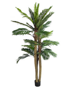 GloboStar® Artificial Garden COCONUT PALM TREE 20087 Τεχνητό Διακοσμητικό Φυτό Φοινικόδεντρο Κοκοφοίνικας Υ350cm