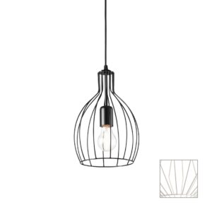 IDEAL LUX Κρεμαστό Φωτιστικό AMPOLLA-2 1xE27 Λευκού Χρώματος – 200880