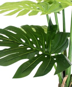 GloboStar® Artificial Garden MONSTERA SET 20090 Τεχνητό Διακοσμητικό Σετ Φυτών Μονστέρα A:Υ300cm B:Υ200cm C:150cm