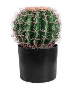 GloboStar® Artificial Garden FEROCACTUS 20092 Τεχνητό Διακοσμητικό Φυτό Φερόκακτος Υ26cm