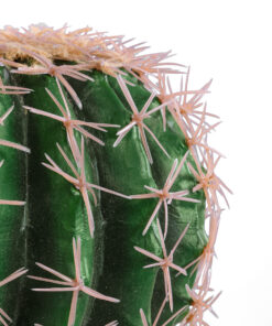 GloboStar® Artificial Garden FEROCACTUS 20092 Τεχνητό Διακοσμητικό Φυτό Φερόκακτος Υ26cm