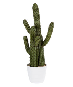 GloboStar® Artificial Garden CARNEGIEA CACTUS 20100 Τεχνητό Διακοσμητικό Φυτό Κάκτος Σαγκουάρο Υ63cm