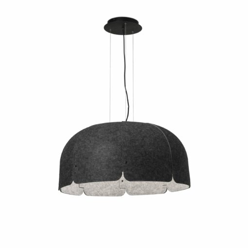 ΚΡΕΜΑΣΤΟ ΦΩΤΙΣΤΙΚΟ MUTE ΣΚΟΥΡΟ ΓΚΡΙ LED 24W 3000K 2500lm FARO – 20101DA
