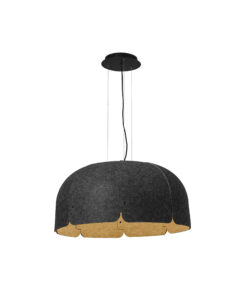 Faro Barcelona MUTE Κρεμαστό Φωτιστικό Γκρι Χρώματος, Step Dimmable, Ηχομόνωση LED 4000K 24W – 20104DA