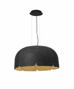 ΚΡΕΜΑΣΤΟ ΦΩΤΙΣΤΙΚΟ MUTE ΚΑΦΕ ΣΚΟΥΡΟ ΓΚΡΙ FARO – 20104