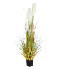 GloboStar® Artificial Garden PAMPAS GRASS 20105 Τεχνητό Διακοσμητικό Φυτό Γρασίδι της Πάμπας Υ150cm