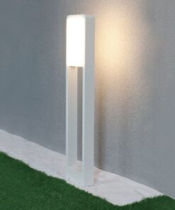 LED Φωτιστικό Κολωνάκι Δαπέδου Λευκό Αδιάβροχο 10W V-TAC PRO Samsung Chip IP65 900lm Θερμό 3000K – 20116
