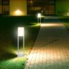 LED Φωτιστικό Κολωνάκι Δαπέδου Λευκό Αδιάβροχο 10W V-TAC PRO Samsung Chip IP65 900lm Θερμό 3000K – 20116