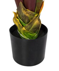 GloboStar® Artificial Garden BLOODY BANANA TREE 20118 Τεχνητό Διακοσμητικό Φυτό Αιματόφυλλη Μπανανιά – Μπανανόδεντρο Υ190cm