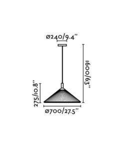 Faro Barcelona SAIGON IN 700 Κρεμαστό Φωτιστικό Μπεζ Χρώματος E27 – 20116