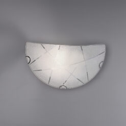 Φωτιστικό Τοίχου Trio Lighting E27 Λευκό Γυαλί 201200100