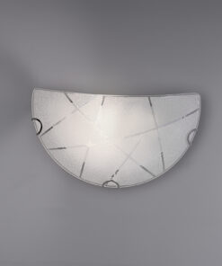 Φωτιστικό Τοίχου Trio Lighting E27 Λευκό Γυαλί 201200100