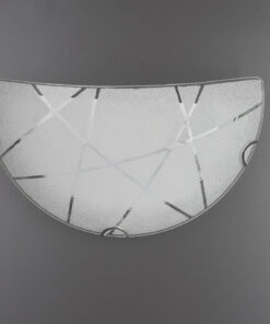 Φωτιστικό Τοίχου Trio Lighting E27 Λευκό Γυαλί 201200100