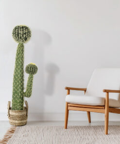 GloboStar® Artificial Garden CARNEGIEA CACTUS 20134 Τεχνητό Διακοσμητικό Φυτό Κάκτος Σαγκουάρο Υ150cm