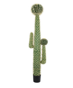 GloboStar® Artificial Garden CARNEGIEA CACTUS 20135 Τεχνητό Διακοσμητικό Φυτό Κάκτος Σαγκουάρο Υ180cm