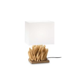 IDEAL LUX Επιτραπέζιο Φωτιστικό SNELL 1xE27 Λευκού Χρώματος – 201382