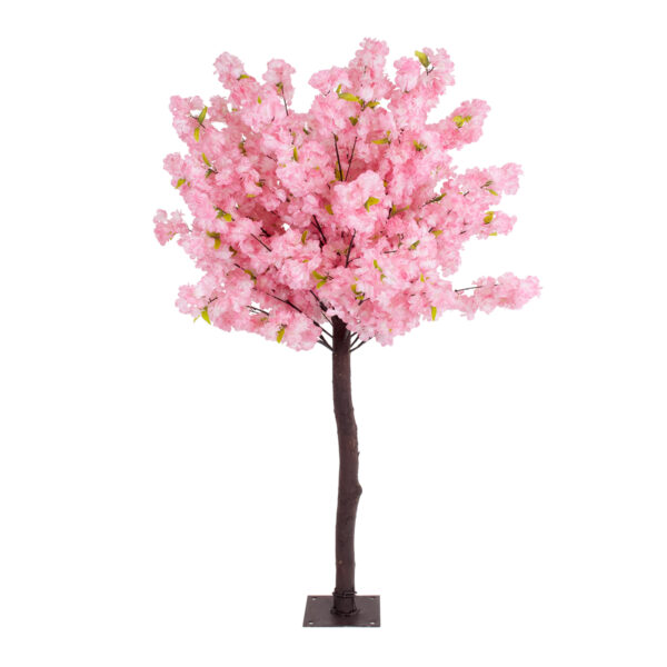 GloboStar® Artificial Garden PINK CHERRY BLOSSOM TREE 20140 Τεχνητό Διακοσμητικό Δέντρο Ροζ Κερασιά Υ160cm