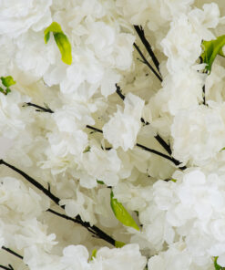 GloboStar® Artificial Garden BIANCA CHERRY BLOSSOM TREE 20141 Τεχνητό Διακοσμητικό Δέντρο Λευκή Κερασιά Υ160cm