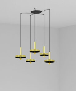 ΚΡΕΜΑΣΤΟ ΦΩΤΙΣΤΙΚΟ WHIZZ SATIN ΜΑΥΡΟ-ΧΡΥΣΟ     FARO – 20161-5L