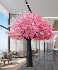 GloboStar® Artificial Garden CHERRY PRUNUS BLOSSOM TREE 20164 Τεχνητό Διακοσμητικό Δέντρο Άνθος Κερασιάς Προύμνη Υ340cm