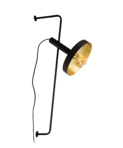 Faro Barcelona WHIZZ Black/golden table lamp E27   – 20165-95