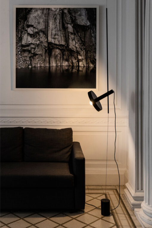 Faro Barcelona WHIZZ Black/golden pendant/floor lamp E27   – 20166-95