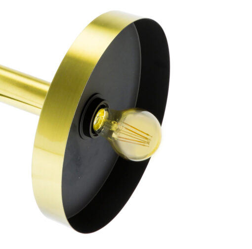 Faro Barcelona WHIZZ Satin gold and black extensible wall lamp E27   – 20168
