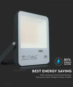 LED Προβολέας με Αισθητήρα Νύχτας-Μέρας 30W Μαύρος V-TAC Pro Samsung Chip IP65 100° 3000lm Ψυχρό 6500K – 20171