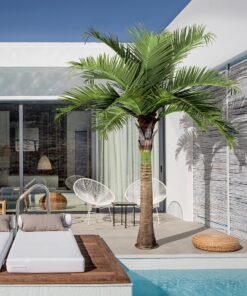 GloboStar® Artificial Garden COCONUT PALM TREE 20169 Τεχνητό Διακοσμητικό Φυτό Φοινικόδεντρο Κοκοφοίνικας Εξωτερικού Χώρου IP68 UV Certified Protection Υ400cm