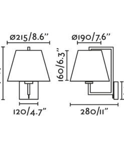 Faro Barcelona FRAME Matt Επιτοίχιο Φωτιστικό, Νικελ Μπεζ Χρώματος – 20170-02