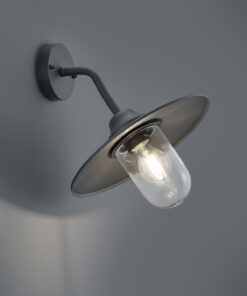 Φωτιστικό Τοίχου Trio Lighting   E27 Ανθρακί Αλουμίνιο   IP44 201760142