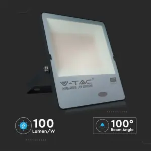 LED Προβολέας με Αισθητήρα Νύχτας-Μέρας 150W Μαύρος V-TAC Pro Samsung Chip IP65 100° 15000lm Ψυχρό 6500K – 20180