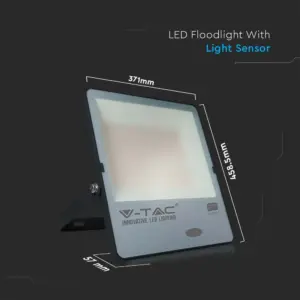 LED Προβολέας με Αισθητήρα Νύχτας-Μέρας 200W Μαύρος V-TAC Pro Samsung Chip IP65 100° 20000lm Φυσικό 4000K – 20182